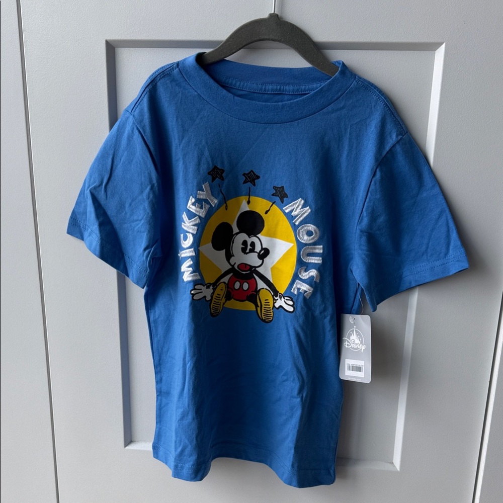 Disney Mickey Mouse Blue Graphic Tee for Kids